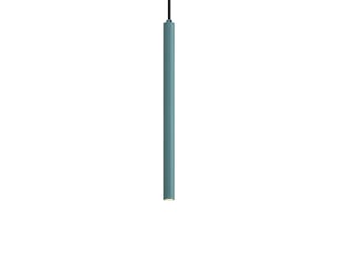 Suspension moderne bleue avec plaque de plafond intégrée - chuba