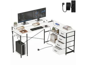 Bureau enfant coloris blanc