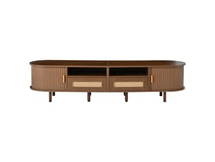 Meuble tv coloris bois foncé 170 cm