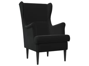 Fauteuil fixe VIDAXL  Velours noir