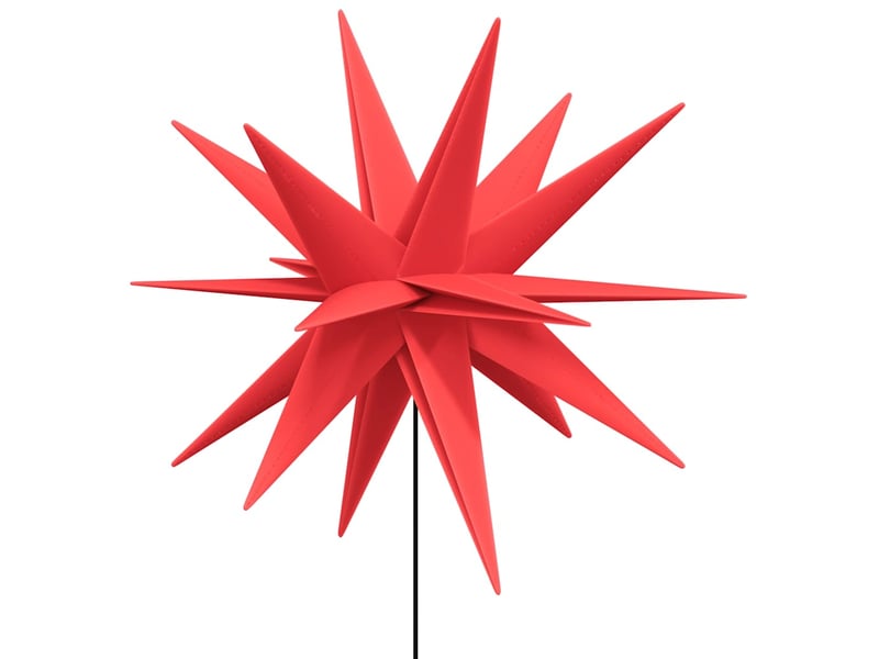  Lumière de noël avec piquet led pliable rouge 57 cm  - Conforama E