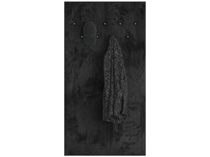 Selsey vasco - porte-manteau mural 9 crochets - 80 cm - noir Vasco - Conforama E