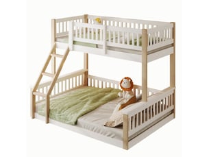 Lit superposé 90x140/200 cm OKWISH   coloris bicolore