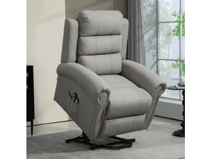 Fauteuil relax électrique  <strong>MIVRAY </strong> Tissu gris