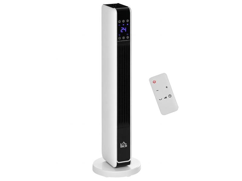  Chauffage électrique soufflant oscillant 65° 2200w avec télécommande et minuterie 8h  - Conforama A