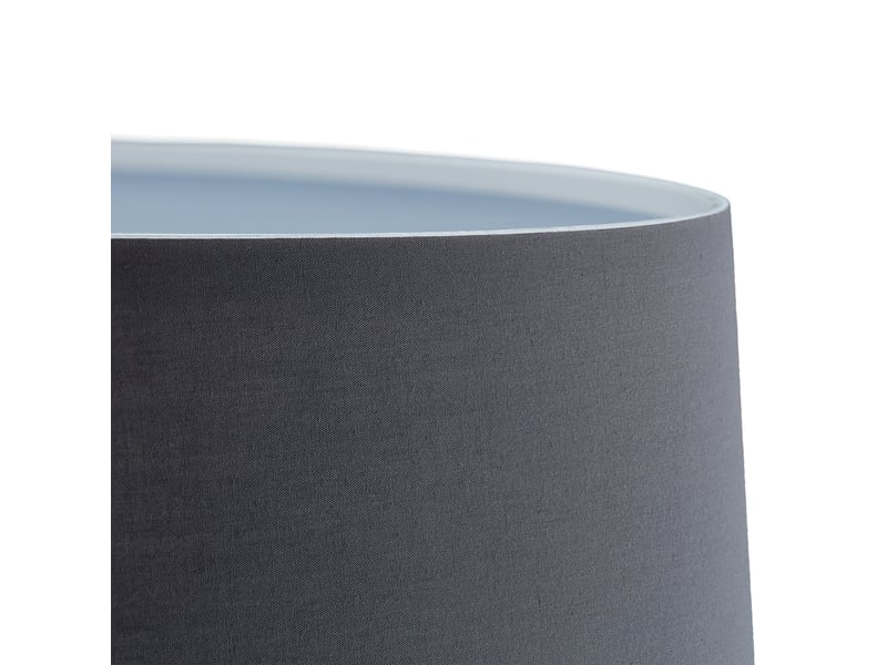  Lampe debout moderne avec abat-jour décoration salon chambre 148,5 x 40 cm éclairage agréable en fer noir 13_0009666  - Conforama D