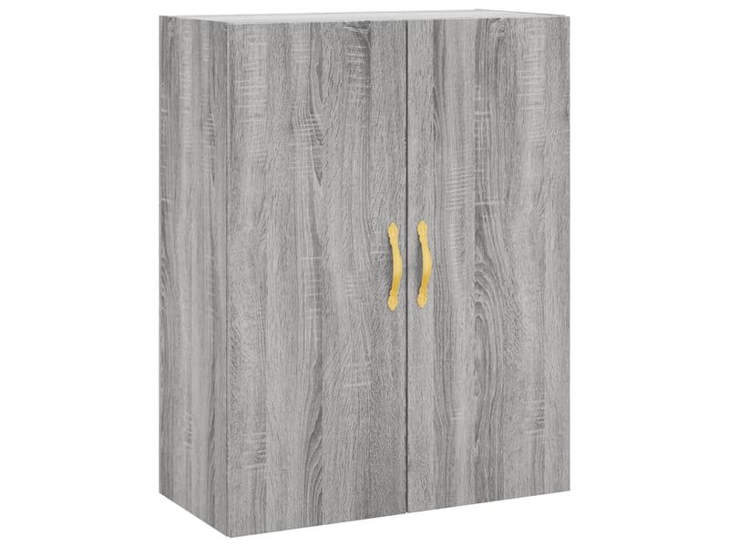  Buffet haut cuisine | meuble de rangement salon sonoma gris 69,5x34x180 cm bois d'ingénierie shl7511  - Conforama D