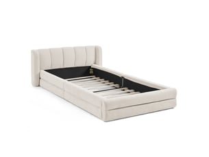 Lit simple 90x200 cm    coloris beige