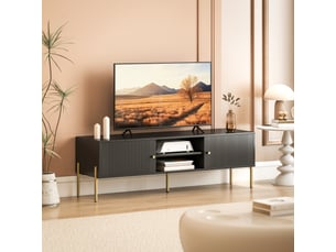 Meuble tv coloris noir  HOMCOM  