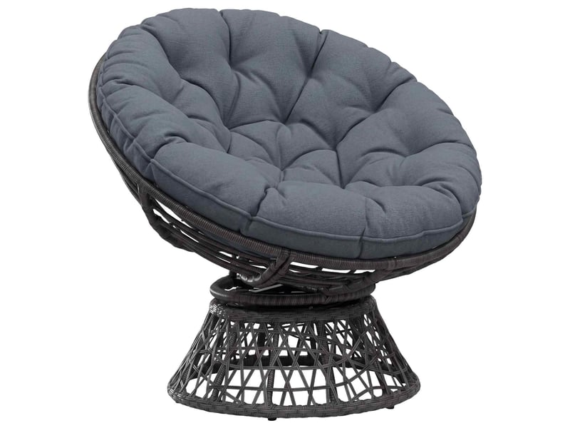  Coussin de chaise suspendue, coussin d'assise vianen 100 % polyester bleu cf54267  - Conforama C