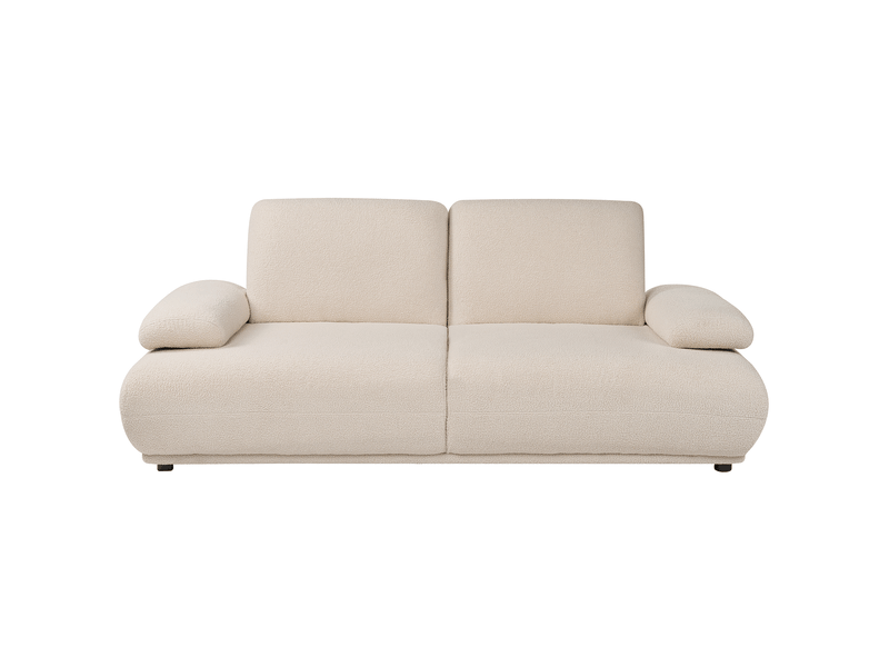 Canapé 3 places nacka bouclé beige  - Conforama D