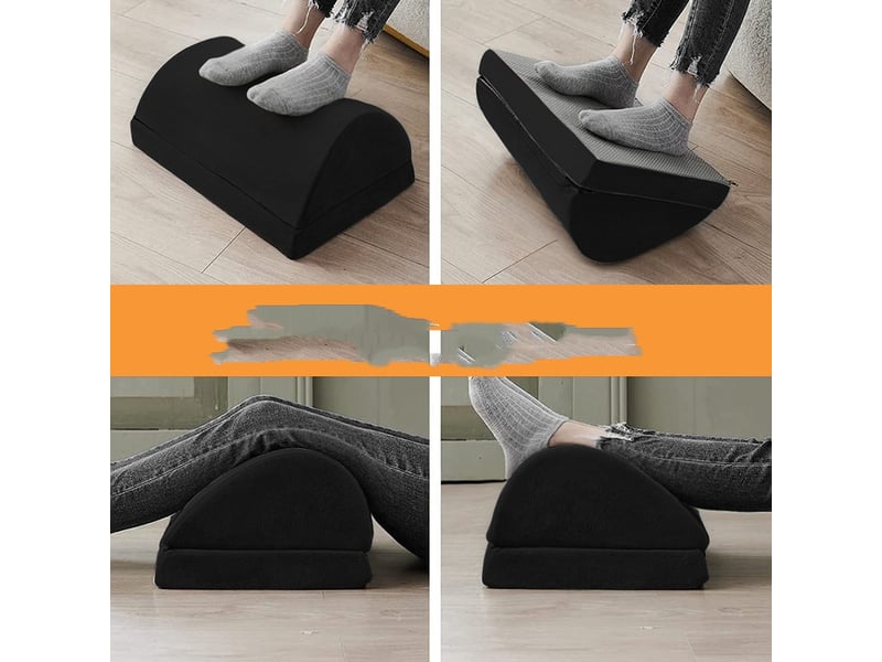 Coussin repose-pieds réglable en coin – 2 hauteurs optionnelles - Conforama E