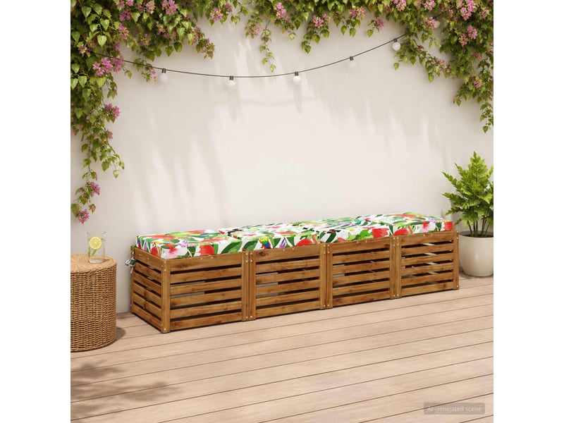  Lot de 4 coussins de siège, coussins d'assise soest 100 % polyester cf60117  - Conforama B