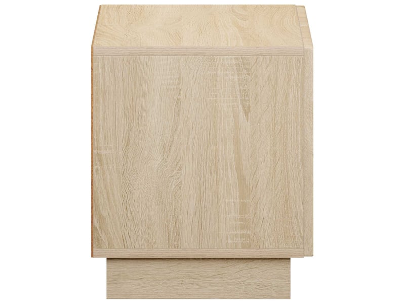  Meuble tv moderne, banc tv 60x34.5x40 cm chêne sonoma bois d'ingénierie shl90315  - Conforama E
