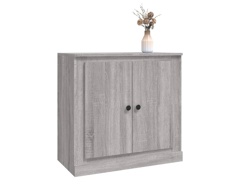  Buffet - bahut - meuble de rangement sonoma gris 70x35,5x67,5 cm bois d'ingénierie  - Conforama D