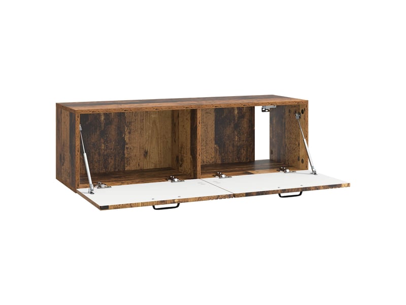  Meuble tv - banc tv - meuble de rangement mural bois ancien 98 x 31 x 30 cm bois d'ingénierie  - Conforama E