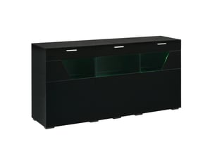 Buffet 3 porte(s) - 160 cm coloris noir