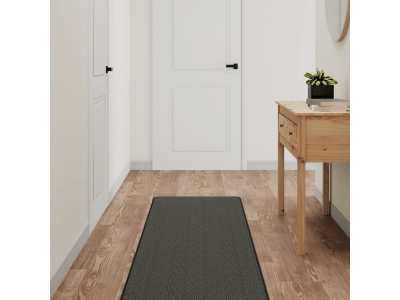  Tapis de couloir aspect sisal gris anthracite 50x150 cm - comfortxl 355775 - Conforama B