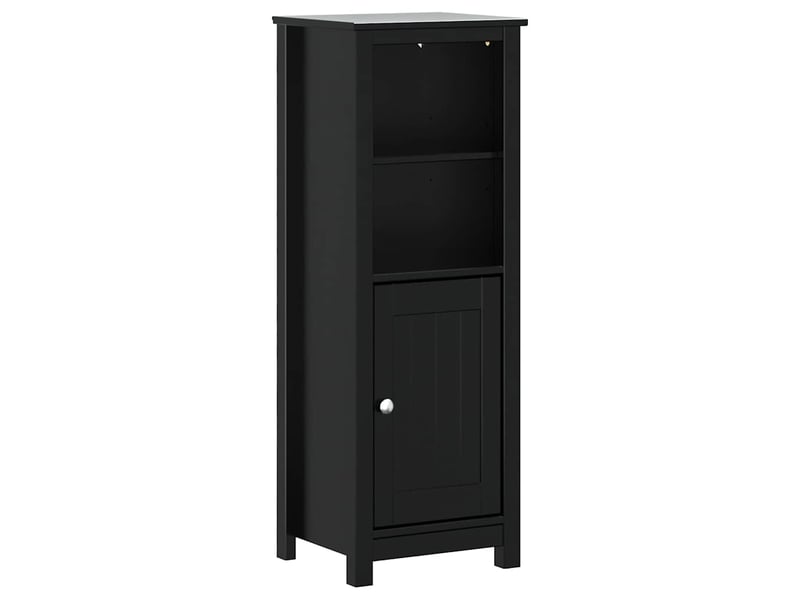  Ensembles de salle de bain, meubles de salle de bain 3 pcs berg noir bois de pin massif cf64777  - Conforama C