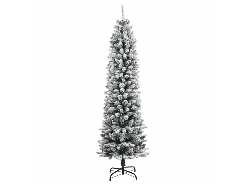  Sapin de noël, arbre de noël artificiel 150 led et neige floquée 150 cm  - Conforama C