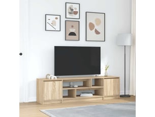 Meuble tv coloris marron 188.5 cm <strong></strong>  <strong></strong>