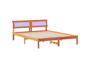 Lit 2 places 150x200 cm    coloris marron