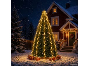 Guirlande lumineuse filet d'arbre de noël 500 led 500 cm