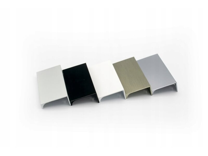  Poignée en aluminium noir mat de 21,2 cm  - Conforama C
