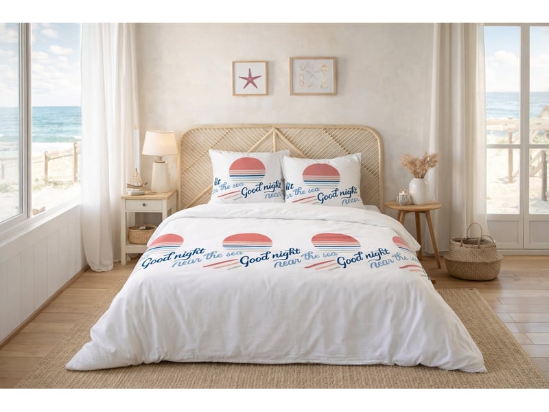 Parure de lit bord de mer PAR_SEA240 - Conforama A