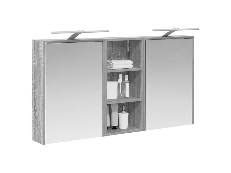 Ensemble de meubles de salle de bain 3 pcs 116x16x62.5 cm shl9059  - Conforama C