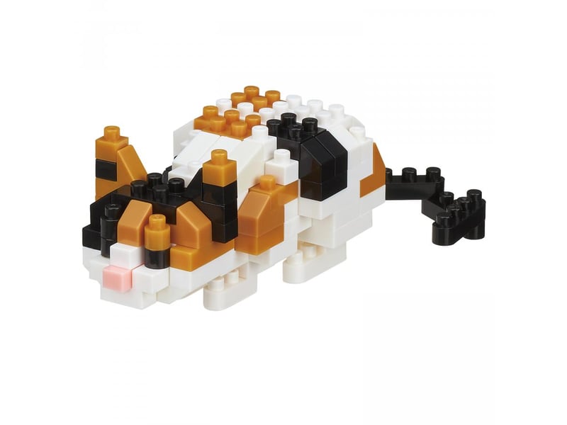 Nanoblock chat calico 140 pcs - mini series NBC-265 - Conforama B