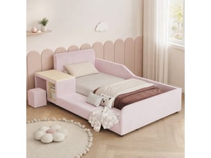 Lit combiné 90x200 cm <strong>MODENVIE</strong>  <strong></strong> coloris rose