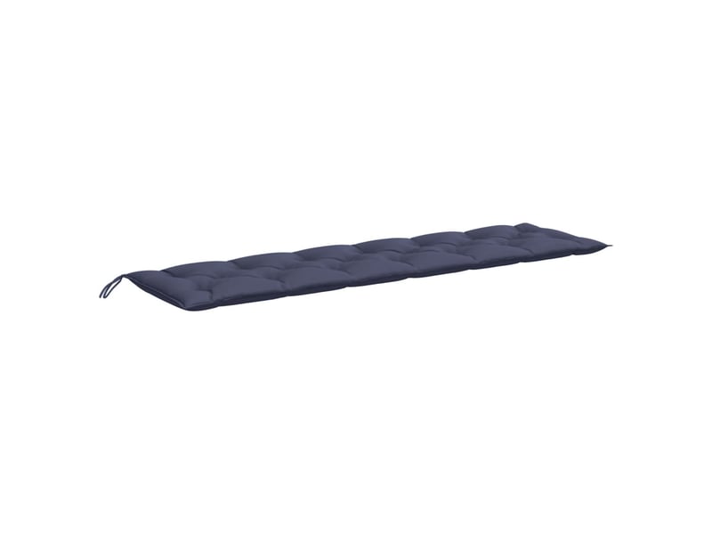 Coussin de banc de jardin, coussin d'assise bleu marine 200x50x7 cm tissu oxford cf52691 - Conforama D