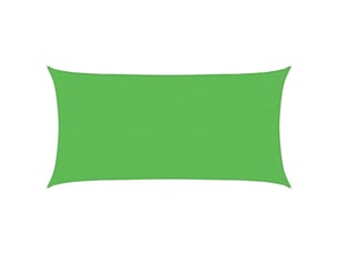 Voile d'ombrage - voile d'ombre - voile parasol 160 gm² rectangulaire vert clair 2,5x5 m pehd