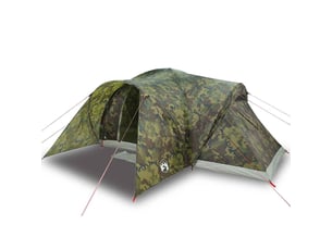 Tente de camping, tente familiale à dôme 6 personnes camouflage imperméable shl45369