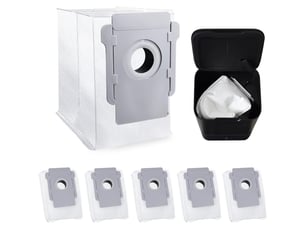 6 sacs d'aspirateur compatibles roomba, pour clean base isj series (i7, i3, i4, i6). Pièces de rechange, efficaces et faciles à installer.
