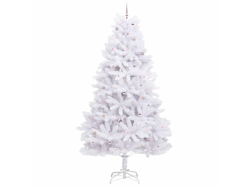  Sapin de noël, arbre de noël artificiel à branches articulées blanc 300 cm cf61084  - Conforama D