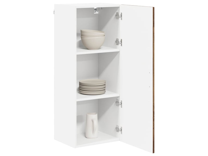  Meuble mural de cuisine | armoire de cuisine bois ancien 40x31x100cm shl1961  - Conforama C
