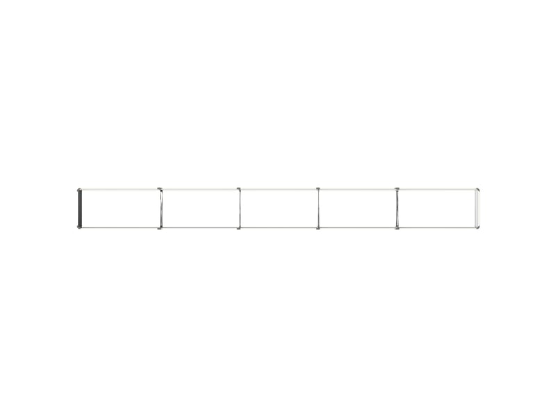  Jardinière - jardin surélevé ivoire 400 x 40 x 24 cm acier laminé à froid  - Conforama E