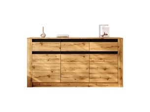 Buffet 3 porte(s) 3 tiroir(s) LPOSPI - 140 cm coloris naturel