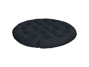 Coussin de chaise papasan, coussin d'assise vianen 100 % polyester bleu foncé cf54230