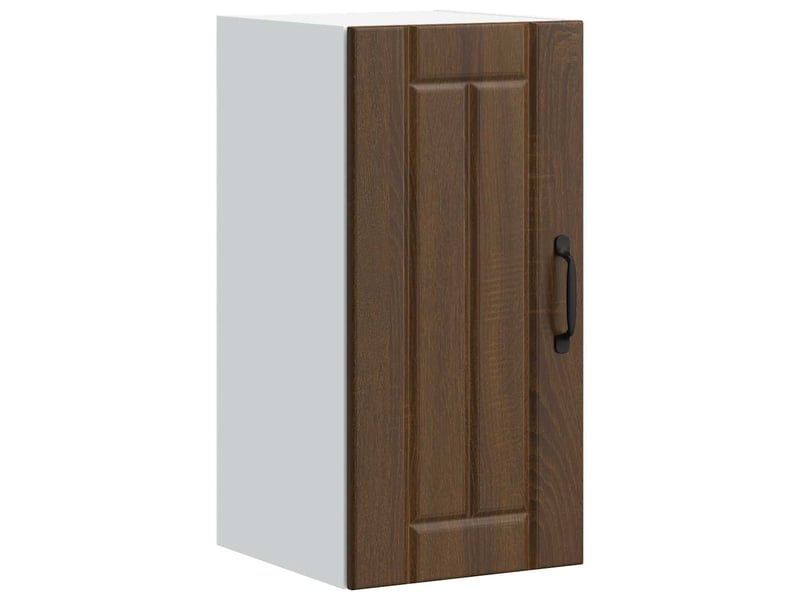  Meuble de rangement, armoire murale de cuisine lucca chêne marron bois ingénierie shl5802  - Conforama B