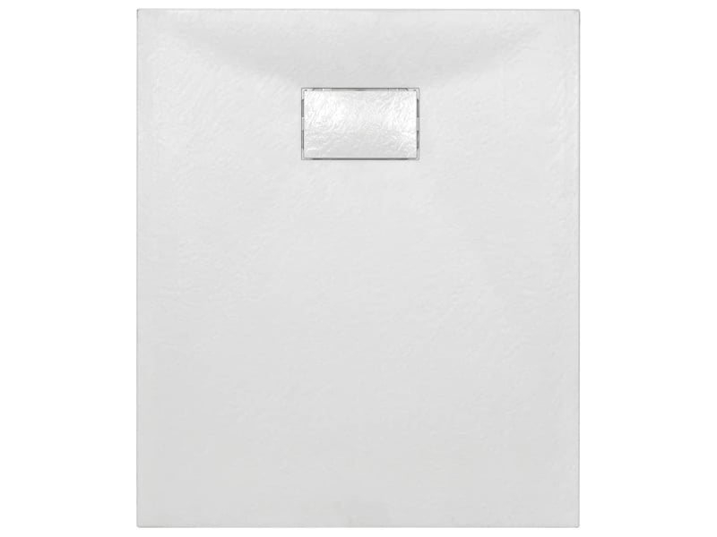 Bac de douche receveur de douche rectangulaire salle de bain maison intérieur trou de drain standard de 9 cm smc 90 x 70 cm blanc 02_0003448  - Conforama D