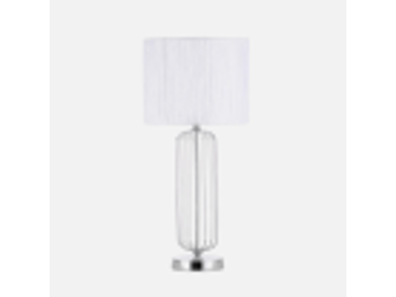  Lampe à poser fabrilamp mansonia e27 coloris chromé 66 x 30 x 30 cm 138071020 - Conforama D