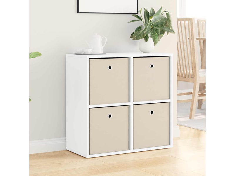  Buffet - bahut - meuble de rangement blanc 68,5 x 32 x 67 cm  - Conforama D