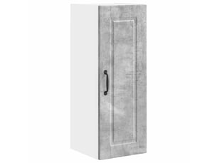 Meuble mural de cuisine, armoire de cuisine gris béton 30x31x80cm bois d'ingénierie shl279