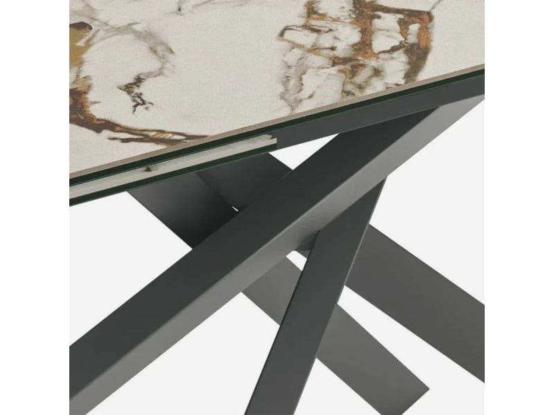  Table extensible en céramique et verre 160240 x 90 cm axis  - Conforama C