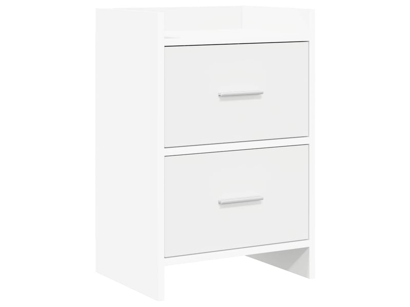  Tables de chevet - cabinet de chevet - table de nuit blanc 40 x 30 x 60 cm bois d'ingénierie  - Conforama A