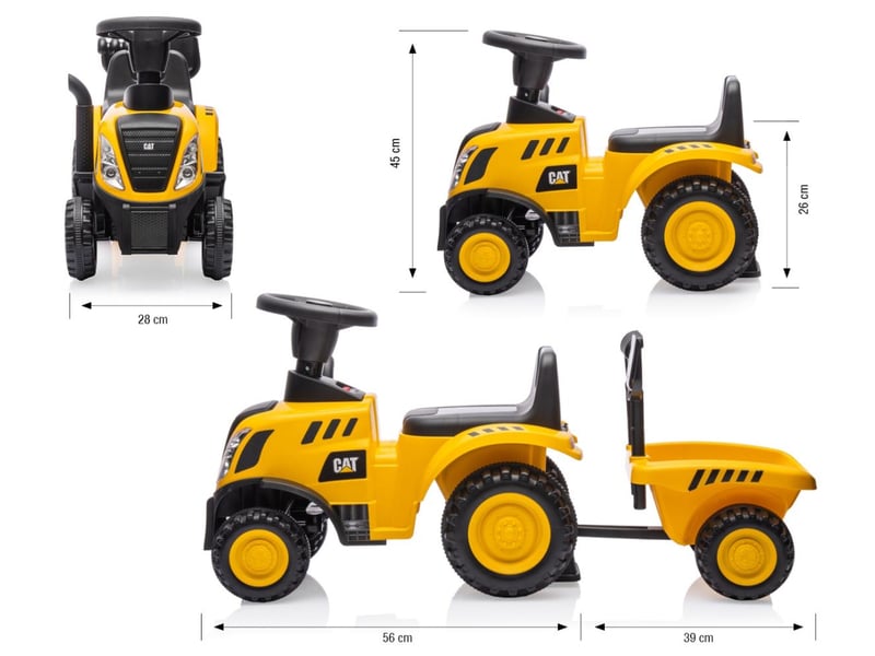  Porteur tracteur enfant jaune noir 5901761129670 - Conforama B