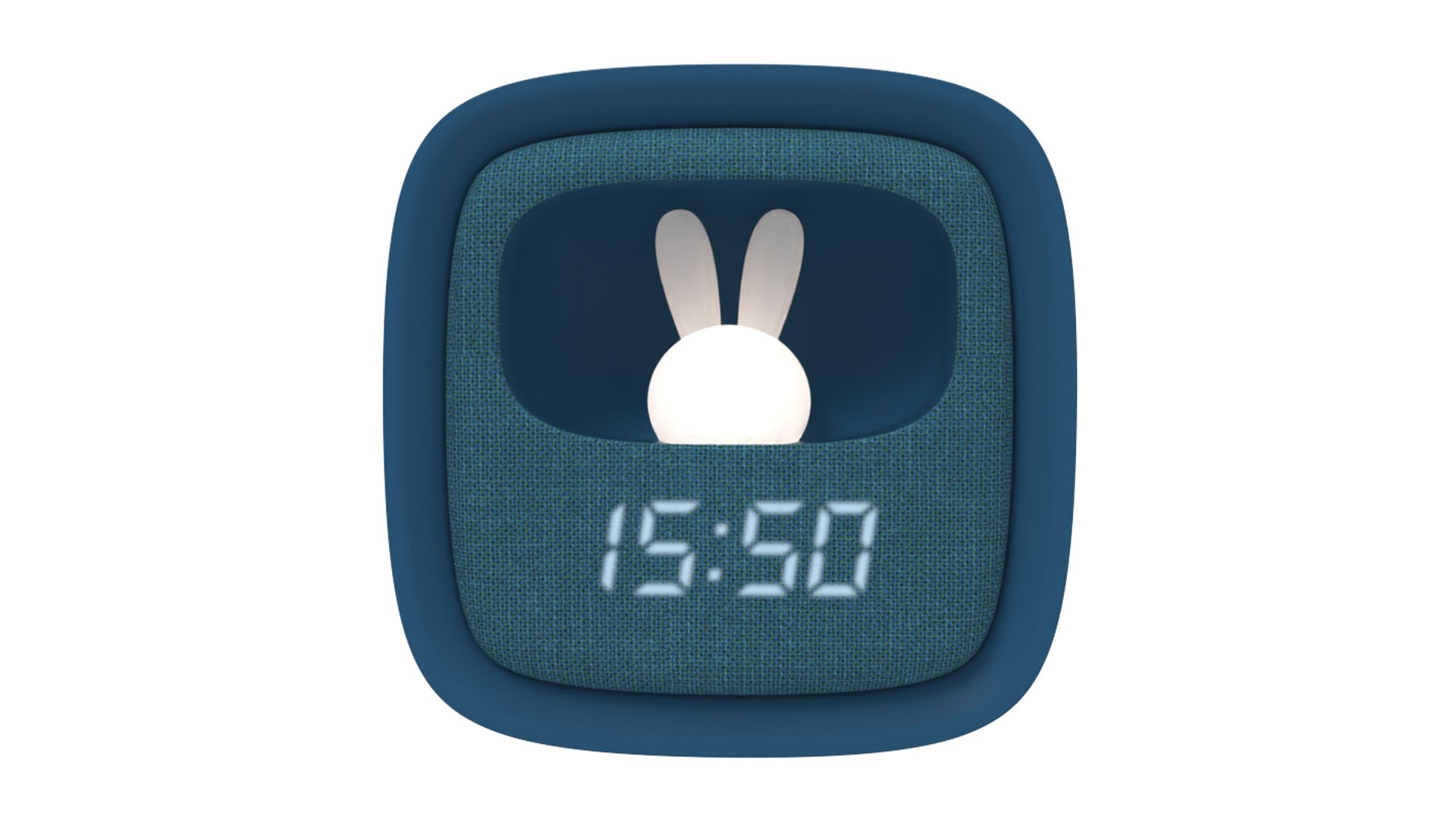 RÉVEIL MULTIFONCTIONS ET VEILLEUSE MOB BILLY CLOCK BLEU NUIT Bleu Conforama
